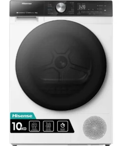 Secadora HISENSE DH5S102BW (10 kg - Bomba de Calor - Blanco)